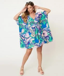 Wanderlust By Abby Psychedelic Paisley Kaftan