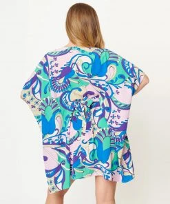 Wanderlust By Abby Psychedelic Paisley Kaftan