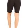 Wanderlust By Abby NEW Black Pineapple Grid Cinched Back Biker Shorts