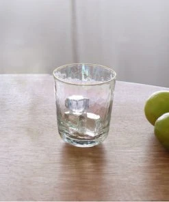 Wanderlust By Abby Mother Of Pearl Stemless Glass NEW