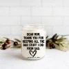 Wanderlust By Abby DRY GOODS Dear Mom Candle