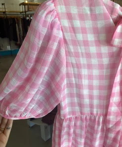 Wanderlust By Abby NEW Gingham Print Midi Dress