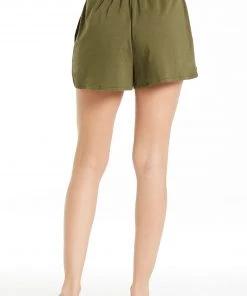 Wanderlust By Abby Smocked Waistband Dolphin Shorts