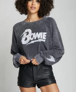 Wanderlust By Abby CLOTHING Bowie Strike Cropped Sweatshirt