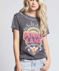 Wanderlust By Abby CLOTHING Penny Lane Burnout Tee