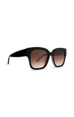 Diff Eyewear Sunglasses BELLA II MATTE BLACK BEIGE MIRROR LENS POLARIZED 3 Diff Eyewear Sunglasses BELLA II MATTE BLACK BEIGE MIRROR LENS POLARIZED