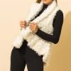 Wanderlust By Abby Faux Fur Vest NEW
