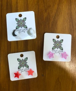 Wanderlust By Abby Moon & Star Studs