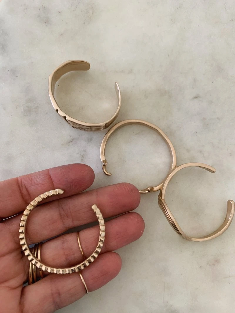 Mimosa Handcrafted Mini Petite Pelican Cuff 5 Mimosa Handcrafted Mini Petite Pelican Cuff