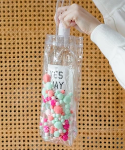 Wanderlust By Abby Pom Pom Wine Tote