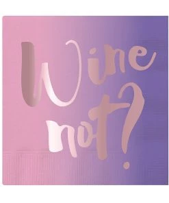 Wanderlust By Abby NEW Wine Not? Napkins