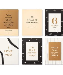 Wanderlust By Abby Moments Of Love: Newborn Milestone Cards