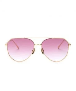 Diff Eyewear DASH - GOLD + ROSE GRADIENT Sunglasses