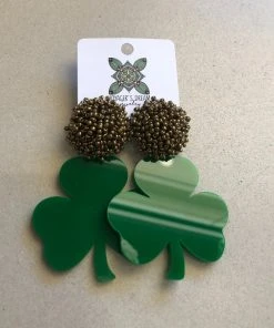 Wanderlust By Abby Big Clover Earrings NEW