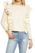 Wanderlust By Abby Ruffle Detailed Long Sleeve