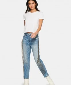 Wanderlust By Abby NEW Blue Revival Piper High Rise Straight Jean