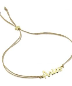 Lucky Feather Zodiac Cord Bracelet NEW