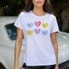 Wanderlust By Abby NEW Candy Hearts Loose Tee