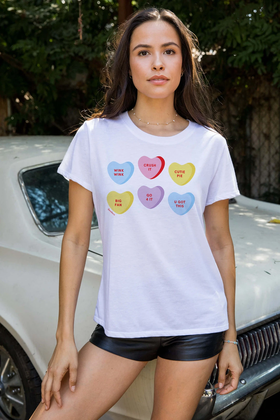 Wanderlust By Abby NEW Candy Hearts Loose Tee 3 Wanderlust By Abby NEW Candy Hearts Loose Tee
