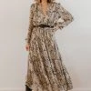 Wanderlust By Abby NEW Paisley Tiered Maxi Dress