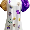 CLOTHING Queen Of Sparkles Louisiana Poof Sleeve Dress