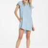 Wanderlust By Abby NEW Zayn Flutter Sleeve Dress