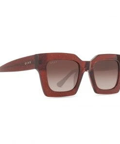 Wanderlust By Abby Diff Dani Chestnut Sunglasses NEW