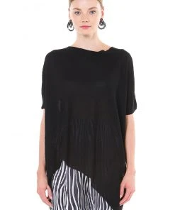 Wanderlust By Abby Asymmetric Hem Tunic Top NEW