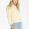 Wanderlust By Abby Vera Thermal Pleated Buttercup Top