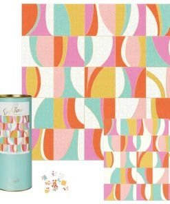 Wanderlust By Abby Designworks Ink "Groove Geo" Jigsaw Puzzle NEW