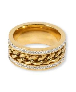 Wanderlust By Abby Bracha Parker Chain Ring