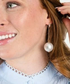 Wanderlust By Abby Audrey Pearl Drop Earring