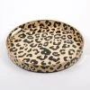 Wanderlust By Abby Round Leopard Tray