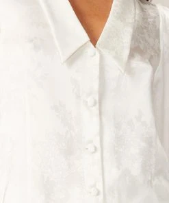 Wanderlust By Abby Jacquard Loungewear Top NEW