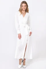 Wanderlust By Abby Brandy Sateen Maxi Dress NEW