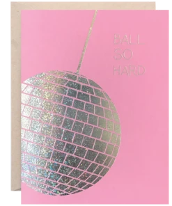 Lion Heart Prints NEW Ball So Hard Greeting Card