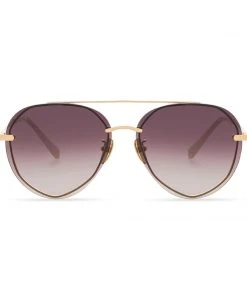 Wanderlust By Abby Diff Lenox Brown Sunglasses NEW