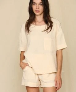 Wanderlust By Abby Gauze Over-Sized Top