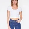 Wanderlust By Abby CLOTHING Front Snap Ribbed Crop Top