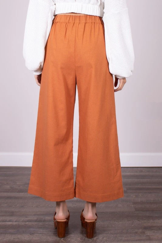 Wanderlust By Abby Linen High Waisted Culotte 4 Wanderlust By Abby Linen High Waisted Culotte