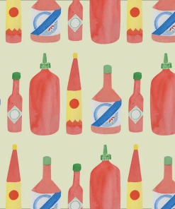 Wanderlust By Abby Hot Sauce Wrapping Paper DRY GOODS