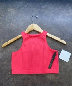 Wanderlust By Abby Ribbed Halter Crop Top