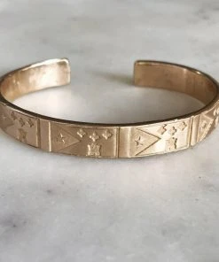 Mimosa Handcrafted JEWELRY Mimosa Acadian Flag Cuff