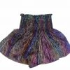 CLOTHING Queen Of Sparkles Black Rainbow Shorts