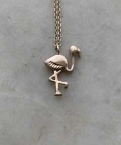 Mimosa Handcrafted Flamingo Necklace