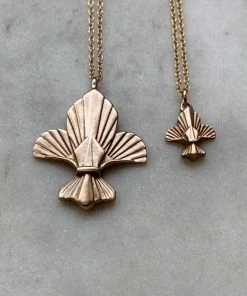 Mimosa Handcrafted Mimosa Fleur De Lis Necklace NEW