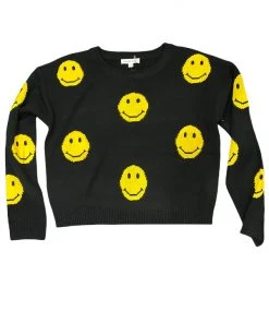 Wanderlust By Abby CLOTHING Smiley Face Sweater