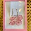 Wanderlust By Abby Flower Petal Drop Earrings NEW