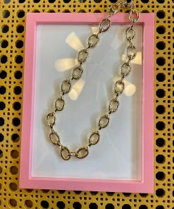 Wanderlust By Abby NEW Oval Chain Necklace