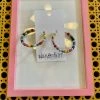 Wanderlust By Abby NEW Rainbow Bead Hoops